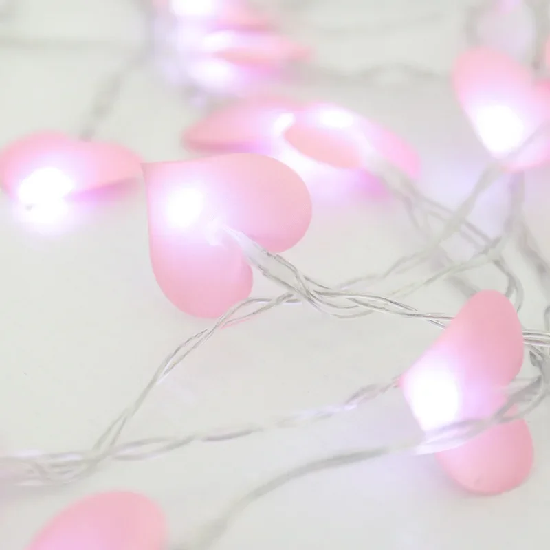 Fairy Lights Cotton Love String Light Battery Powered Garland Festoon Led Lights