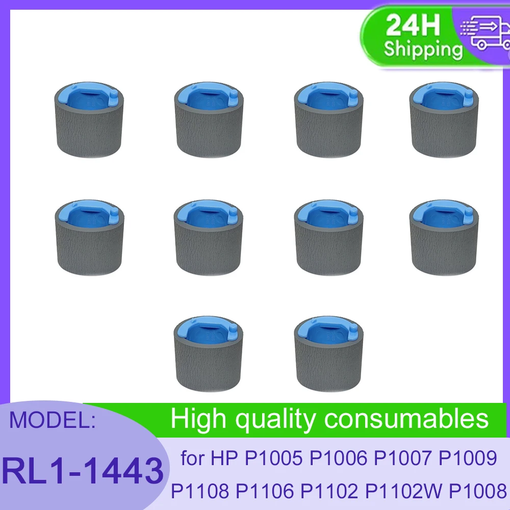 10PCS RL1-1443 Rolo de captação de papel RL1-1442-000 para HP P1005 P1006 P1007 P1009 P1108 P1106 P1102 P1102WP1008 M1132 M1213 M1216