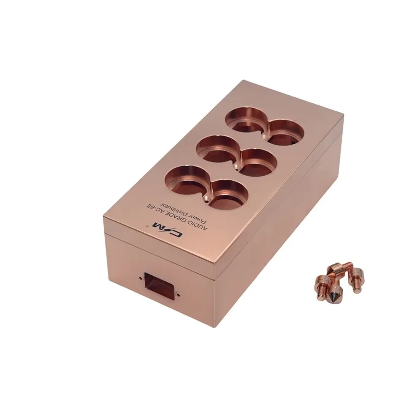 

8-bit 2nd Generation Upgraded CM Audio AC -4-position, 6-position,nano Copper Audio Socket