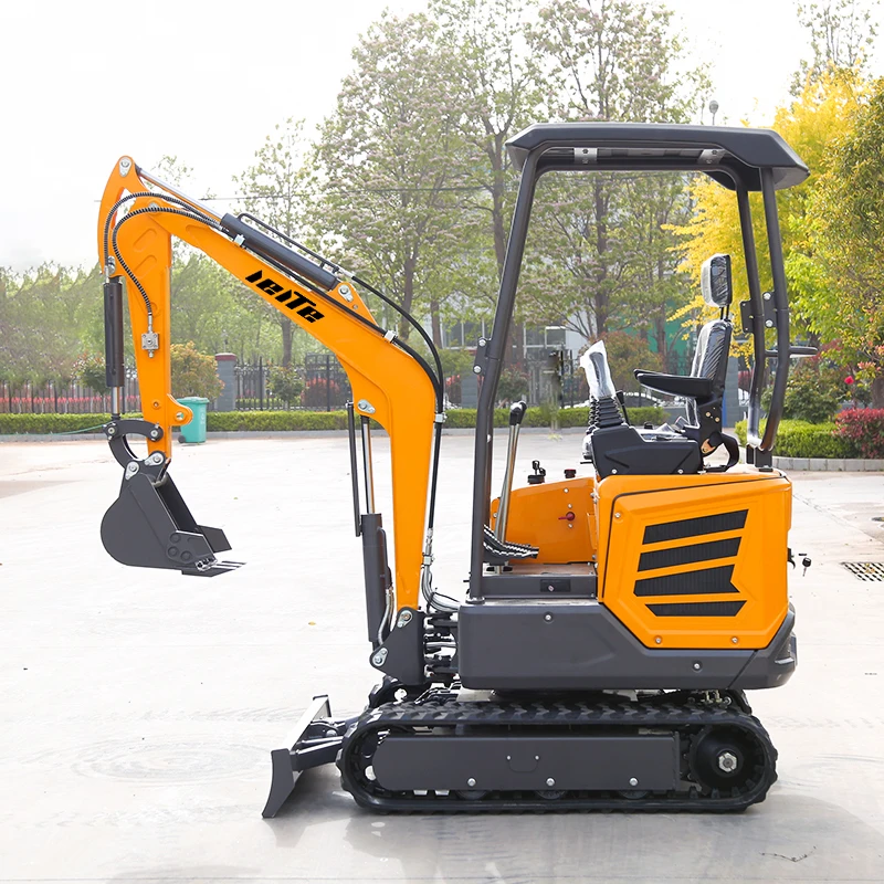 Mini excavadora Micro excavadora con motor de gasolina de emisión Euro, Mini excavadora China EPA/EURO 5, 0,8 toneladas, 1 tonelada, 1,6 toneladas, 1,8 toneladas