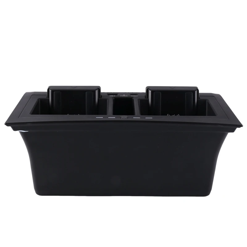 

Black Wireless Charger Mount Storage Box Fits For Land Rover Defender 90 110 2D 4D 2020+