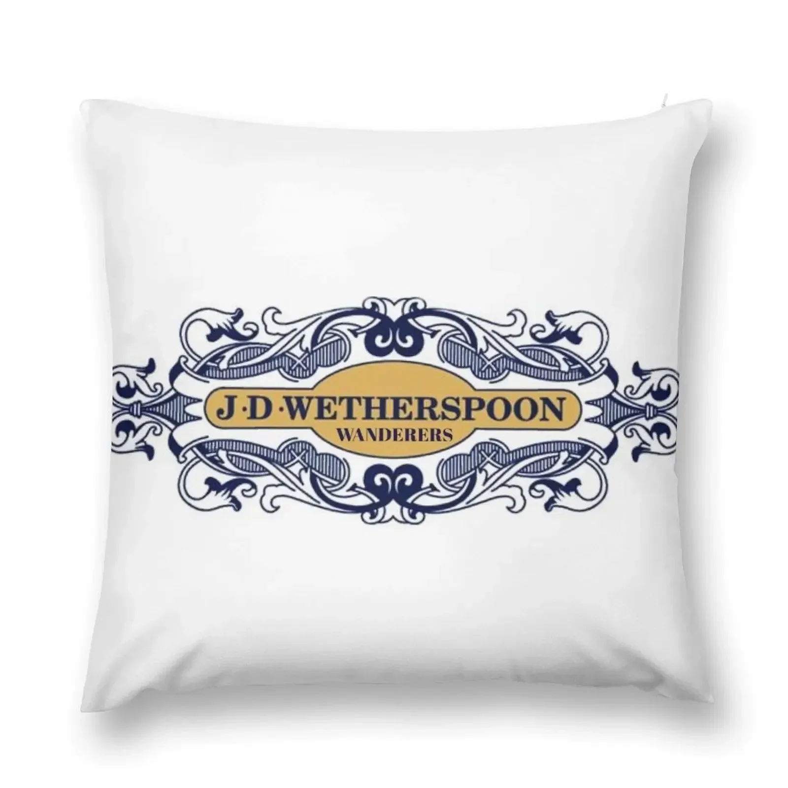 Wetherspoon Wanderers Shirt Throw Pillow Elastic Cover For Sofa Christmas Covers For Cushions pillow