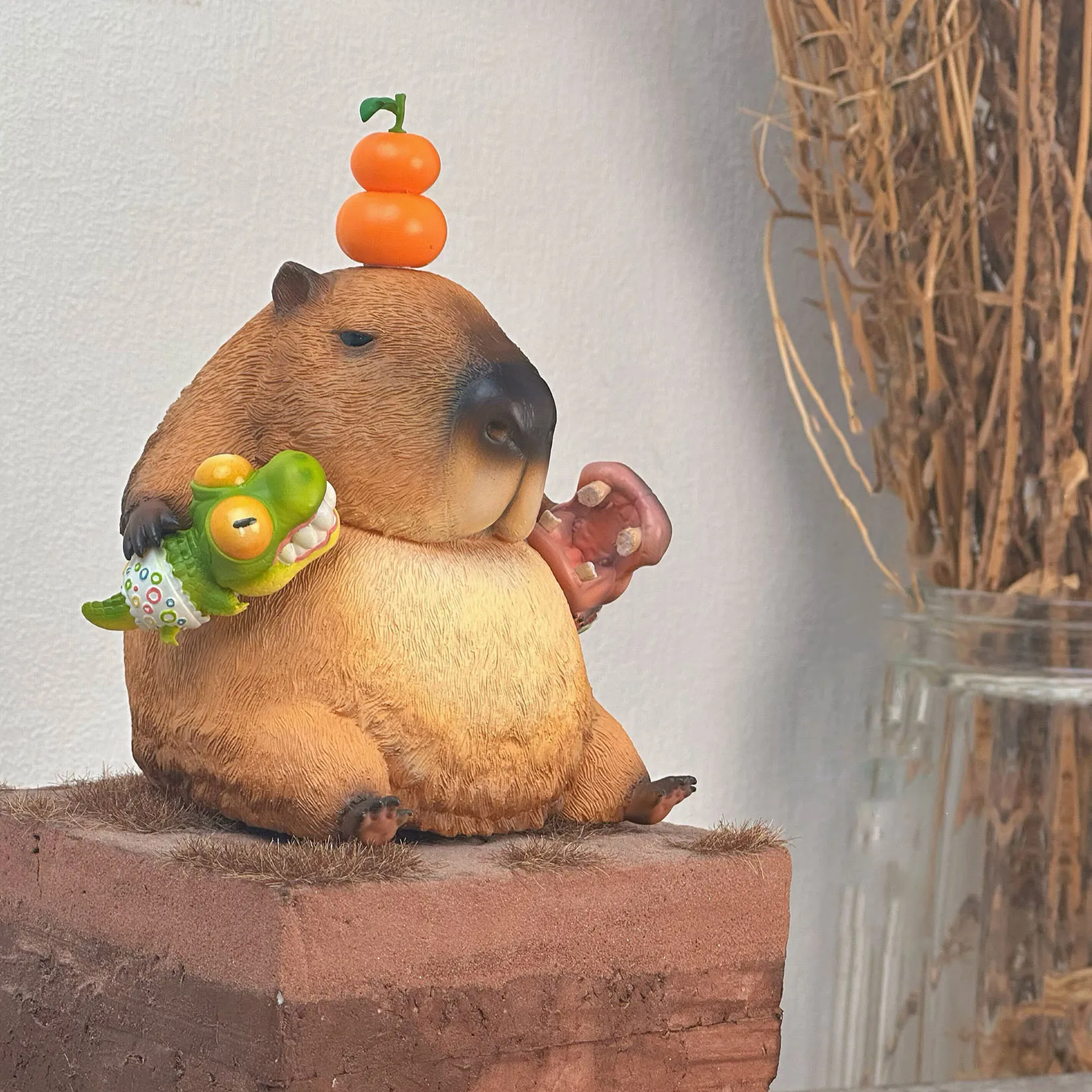 

BOWUZHI Studio Capybara Model Funny Animal Collection Trendy Scene Decoration Birthday Gift Photography Props