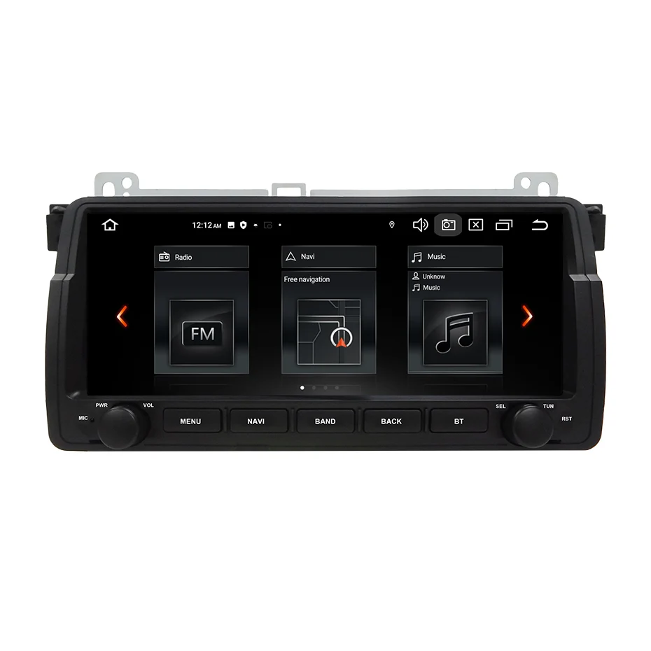 Draadloze CarPlay Android 15 Auto 10.26 ''Scherm Autoradio Stereo Voor BMW 3-serie BMW E46 M3 1998-2005 Bluetooth video-spelers - afbeelding 2