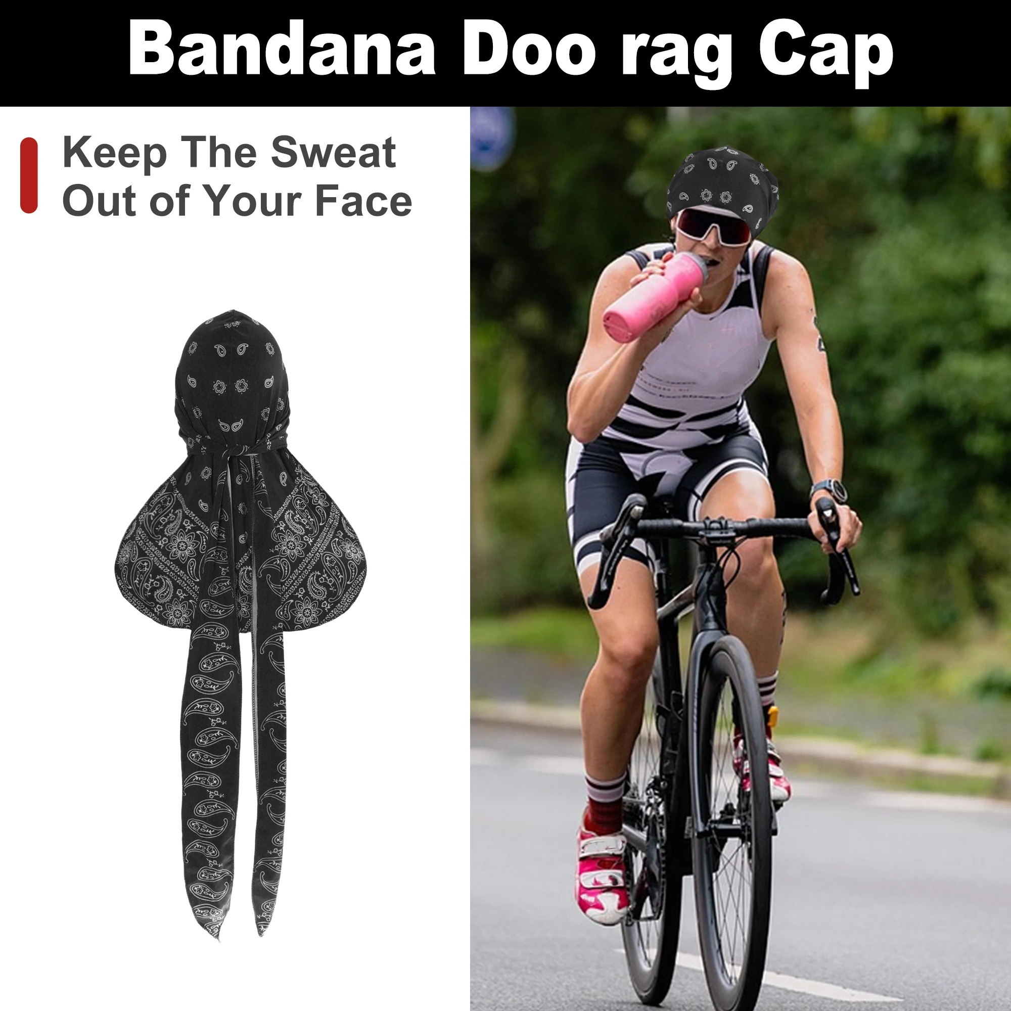 Bandana Doo Rag - X Autohaux وشاح رأس للدراجات الهوائية