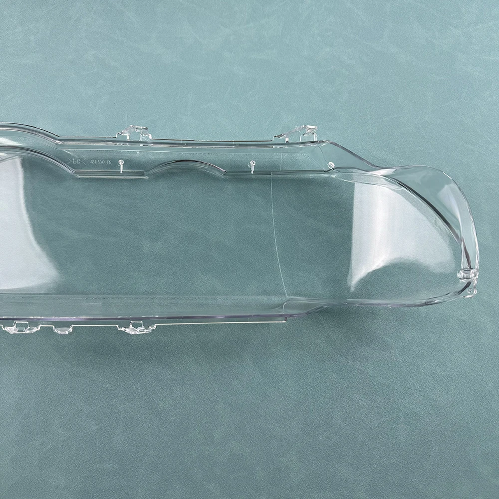 ل BMW X5 E53 2000 2001 2002 2003 سيارة الجبهة غطاء المصباح السيارات كشافات عاكس الضوء غطاء المصباح رئيس ضوء المصباح زجاج عدسة قذيفة #5