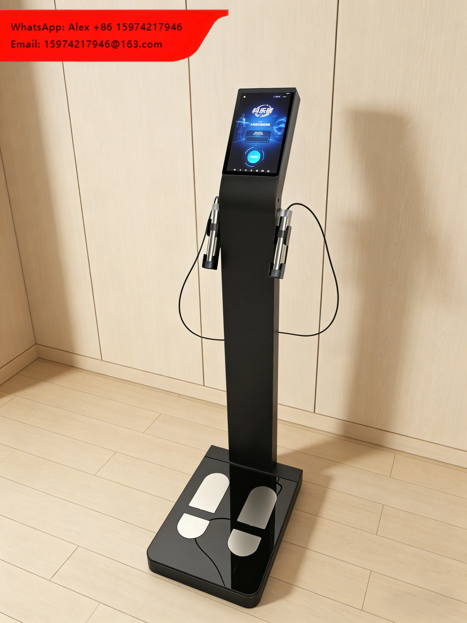 OEM Manufacturer Commercial Body Composition Analyzer AI Smart Analysis Cloud Data Upload A4 Printing Fitness Body Fat Testing