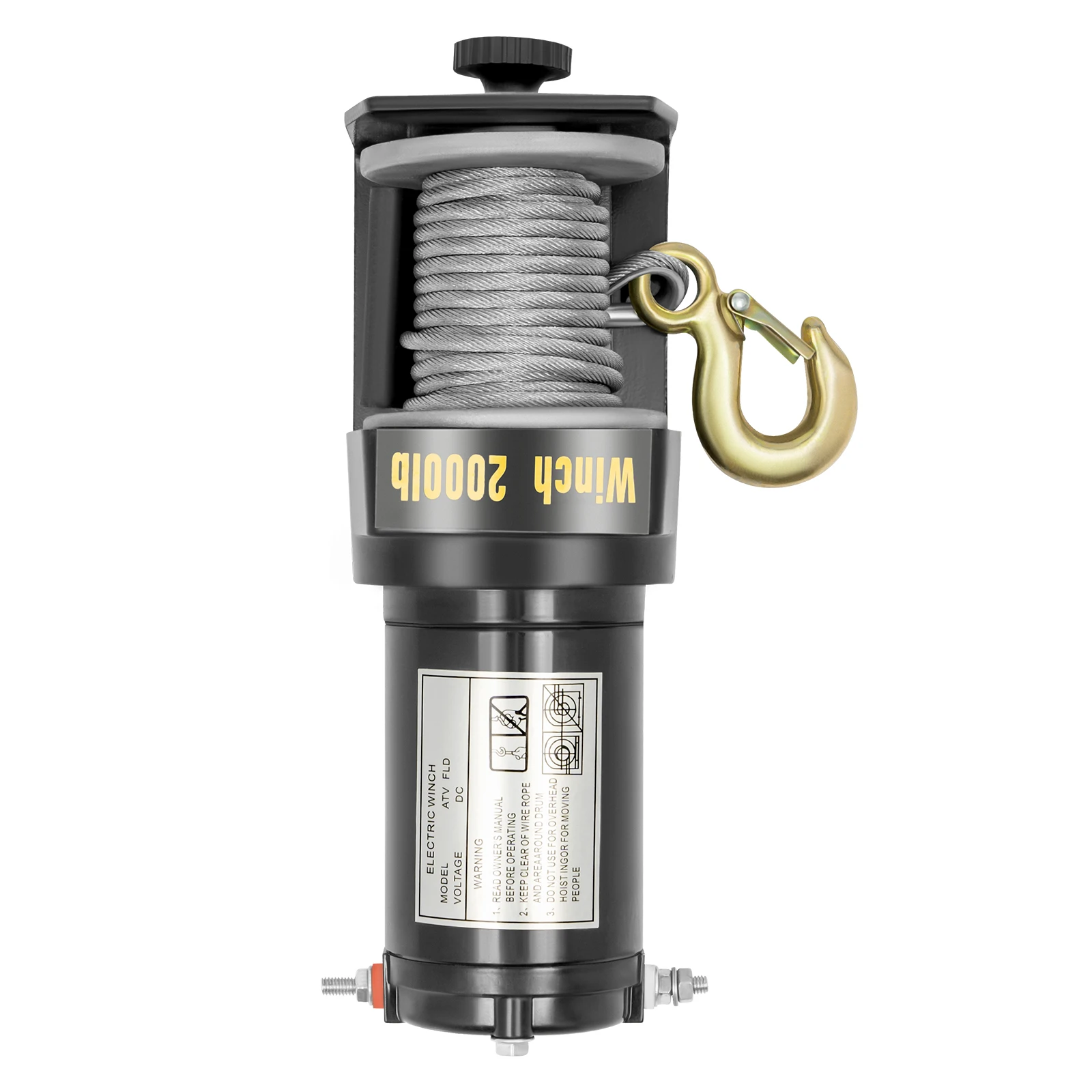 12V tragbare elektrische Winde Fernbedienung Bergungswinde Auto Hebe Treuils Hebezeug für ATV LKW Anhänger Boot Off-Road 2000LBS