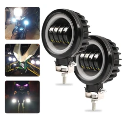1/2pc Fog round or square headlight for auto/motor vehicles and electric scooters Arctic 12-80V, Arctic V3+, 4 lenses