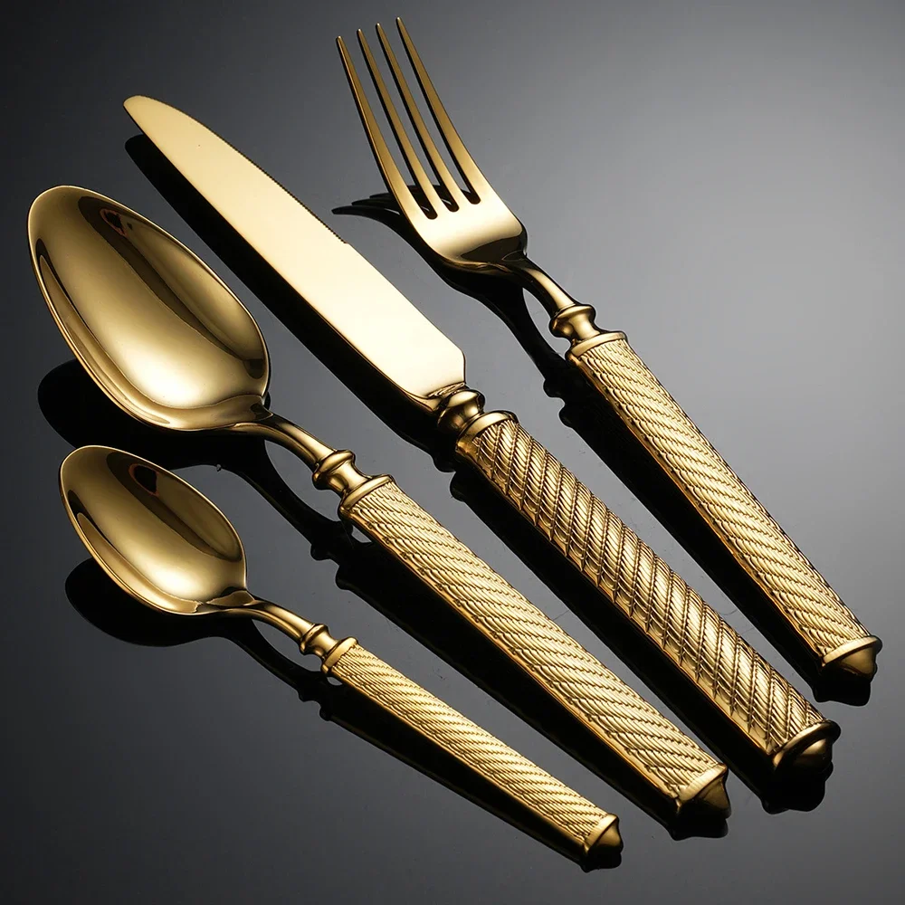 set-di-posate-lucide-da-4-pezzi-set-di-posate-in-acciaio-inossidabile-304-manici-creativi-dorati-coltelli-forchette-cucchiaio-lavabili-in-lavastoviglie