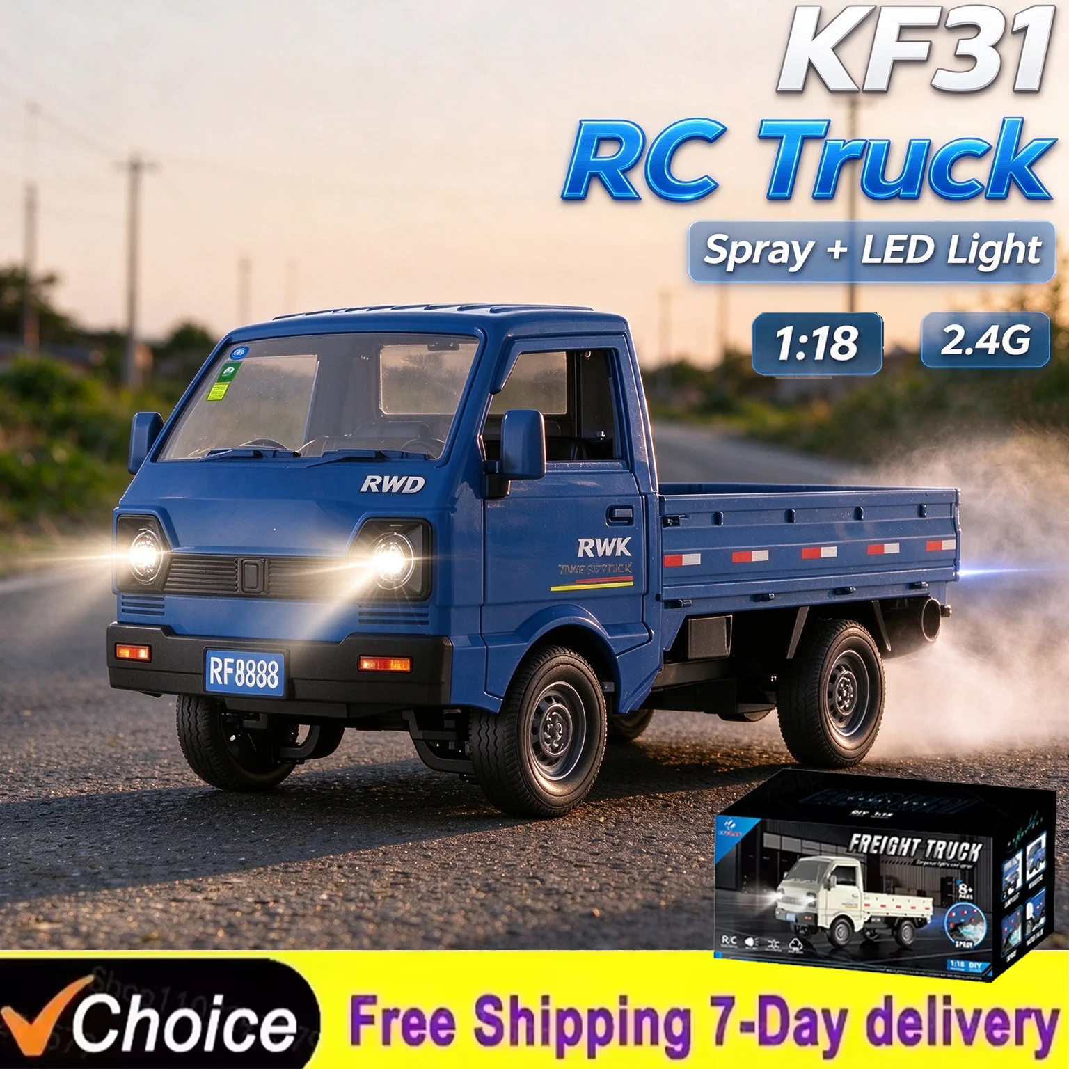 Rc Hobby Toucan - KF31, camion télécommandé à l’échelle 1:18,