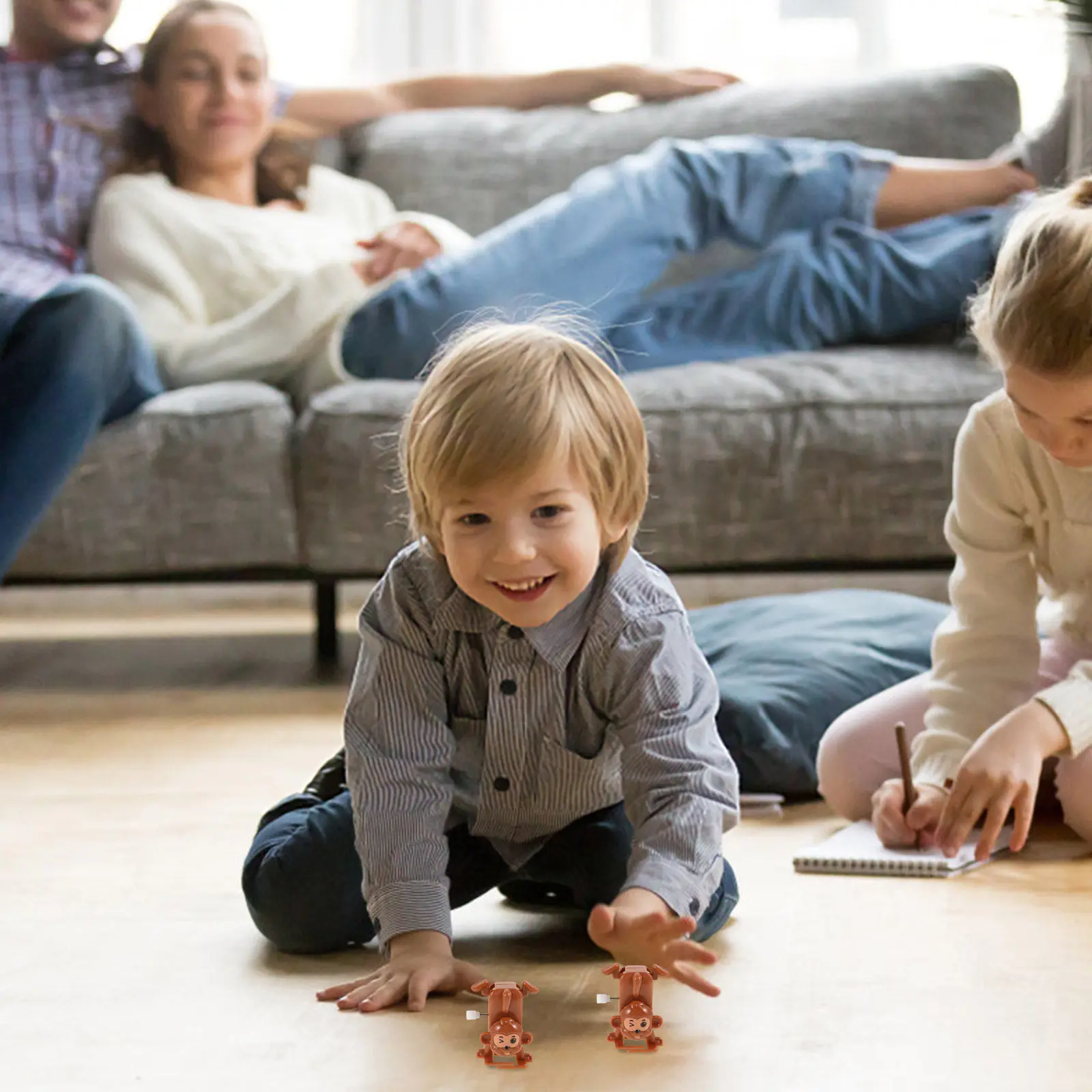 

5Pcs Adorable Upside Down Wind Plaything for Toddlers Creative Imaginative Play No Batteries Needed Lightweight Travel