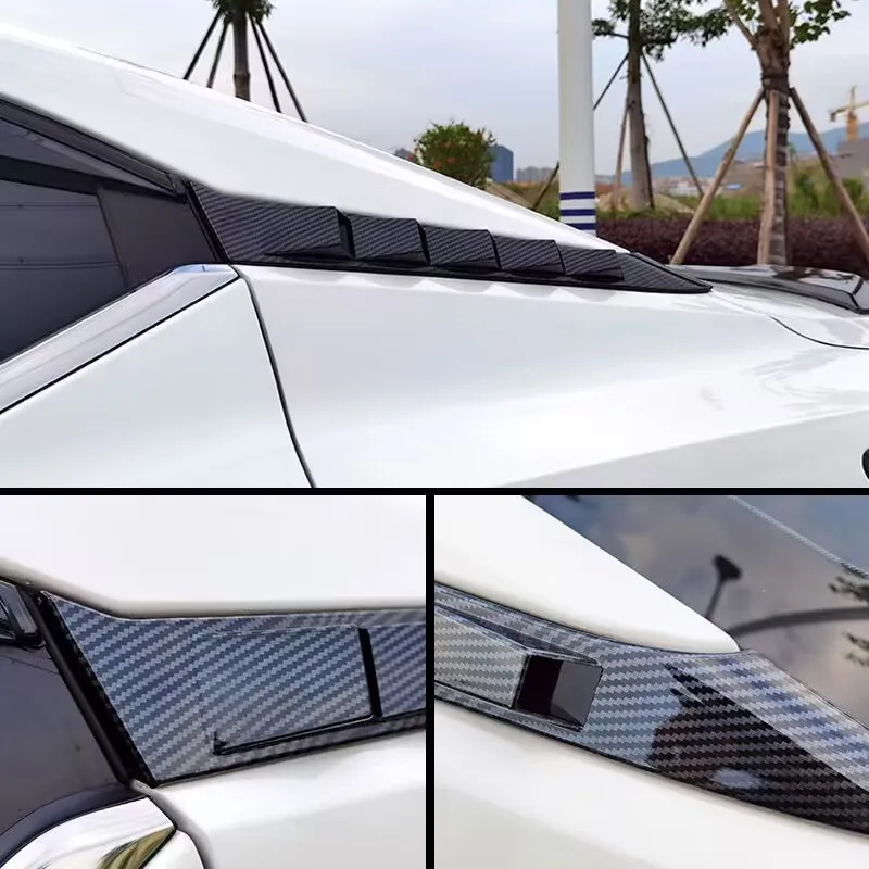 

For Nissan Sentra Bluebird Sylphy 2020-2023 Carbon Fiber Car Rear Window Spoiler Cover Trim Exterior Accessories