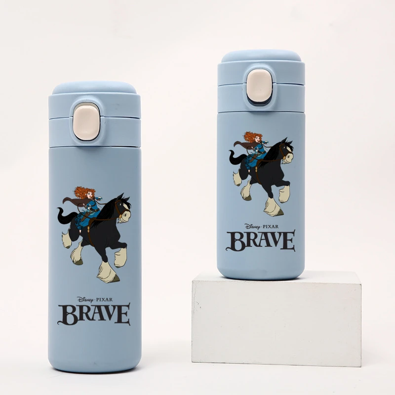 320/420ML Disney Cartoon Brave tazza d\'acqua in acciaio inossidabile Thermos sottovuoto tazza da viaggio bottiglia isolata portatile tazza per