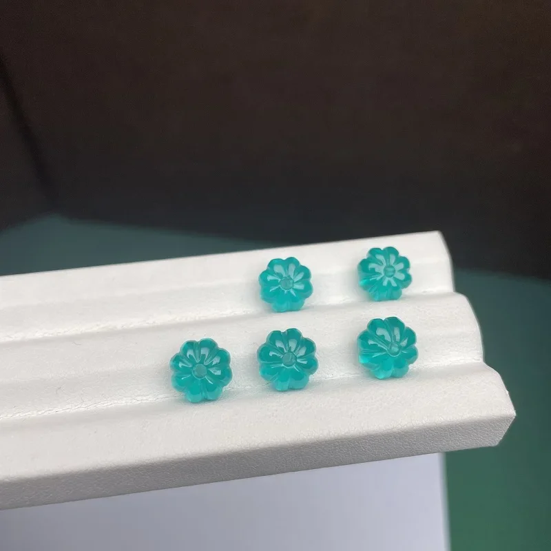 New Arrival Pumpkin Lab Grown Paraiba Customized  Gemstone for Diy Ring  Jewelry Jewelry Making