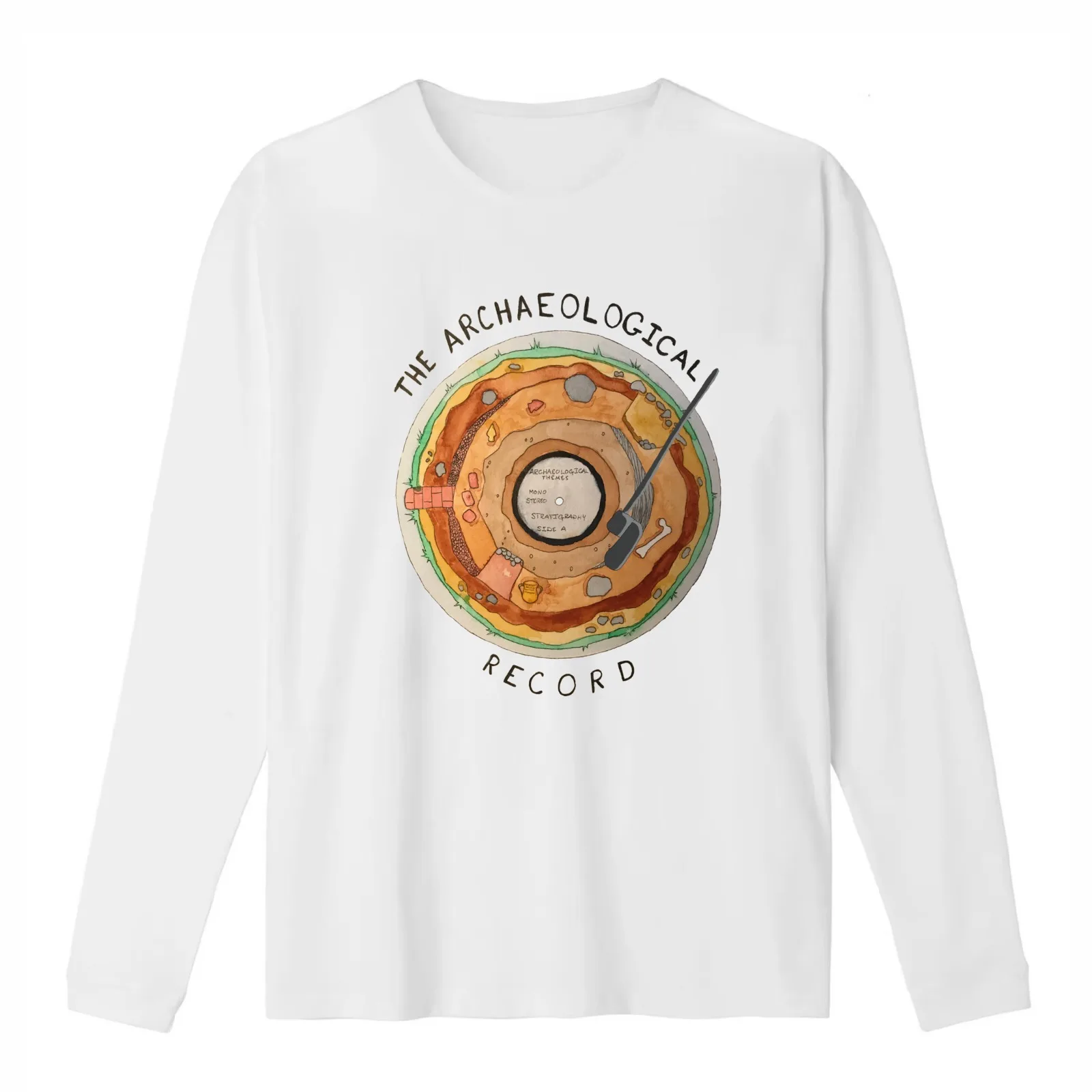 The Archaeological Record T-Shirt Summer Casual Cotton Tee Oversized Streetwear Tops Vintage Graphic Print Unisex Men Women