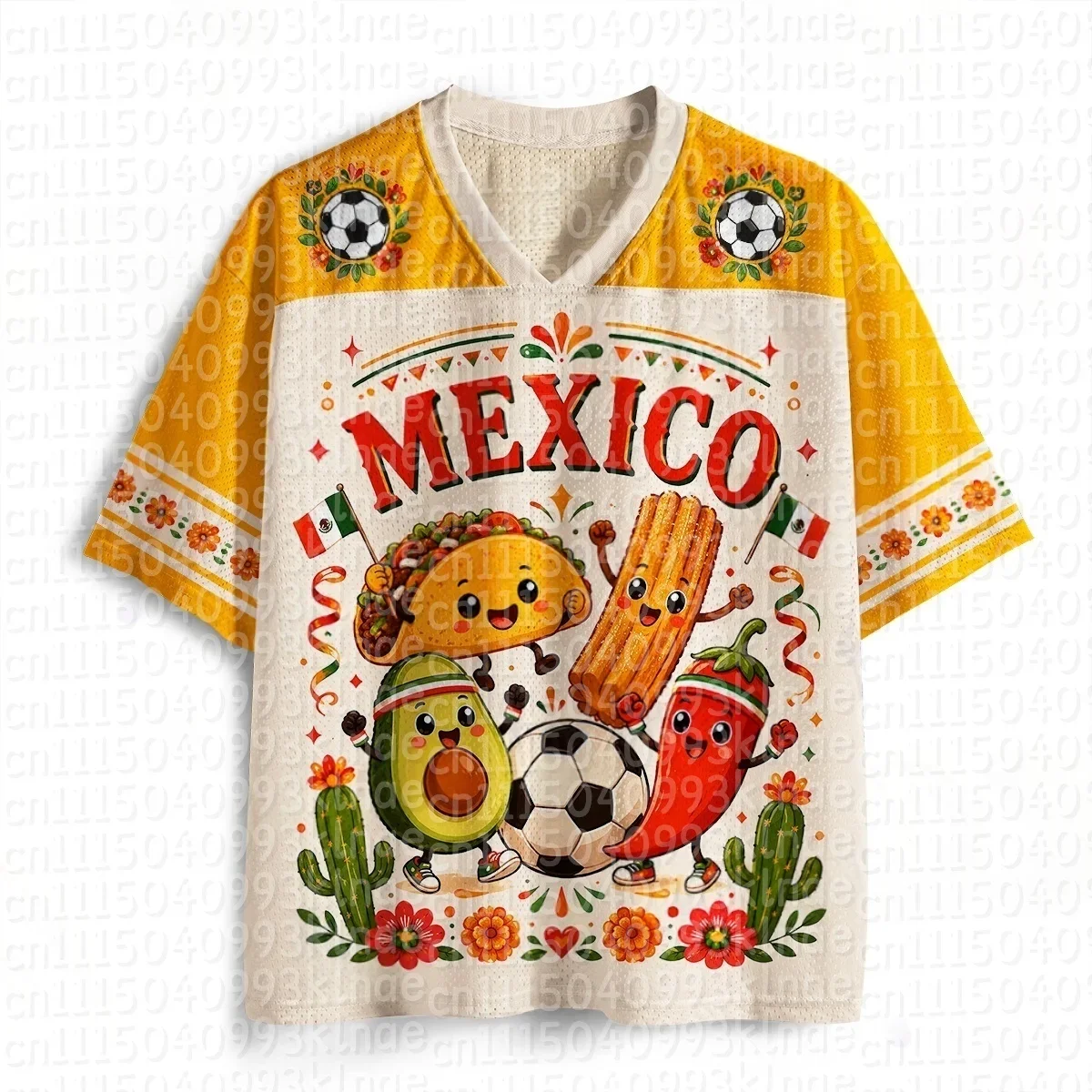 Funny Mexico Food Matching Outfits Family Look Father Mother Son Daughter Clothes Cute Taco Avocado Chili T-shirt Men Kids Wear