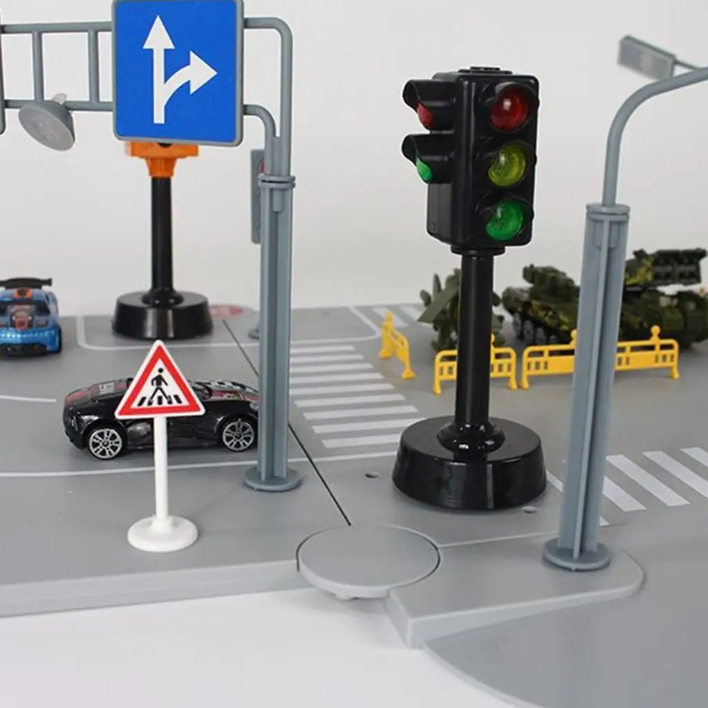 Light Model Miniature Light Model with Accessories Landscape Decoration