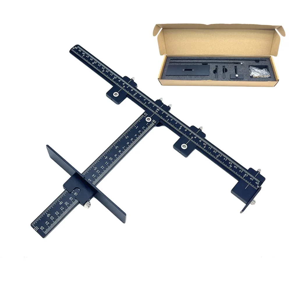 

Aluminum alloy handle punching positioner, cabinet door handle installation puncher