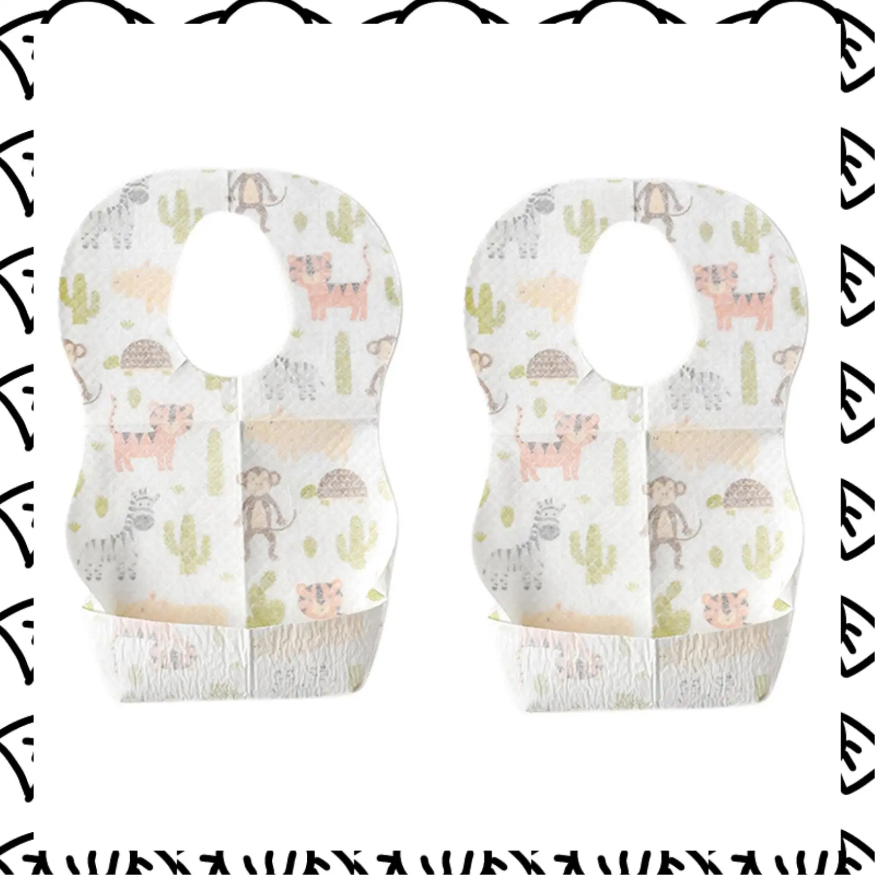 

A71Z 20 шт. детские одноразовые нагрудники из нетканого материала детские нагрудники для малышей фартук для кормления слюной бумажные нагрудники портативные нагрудники