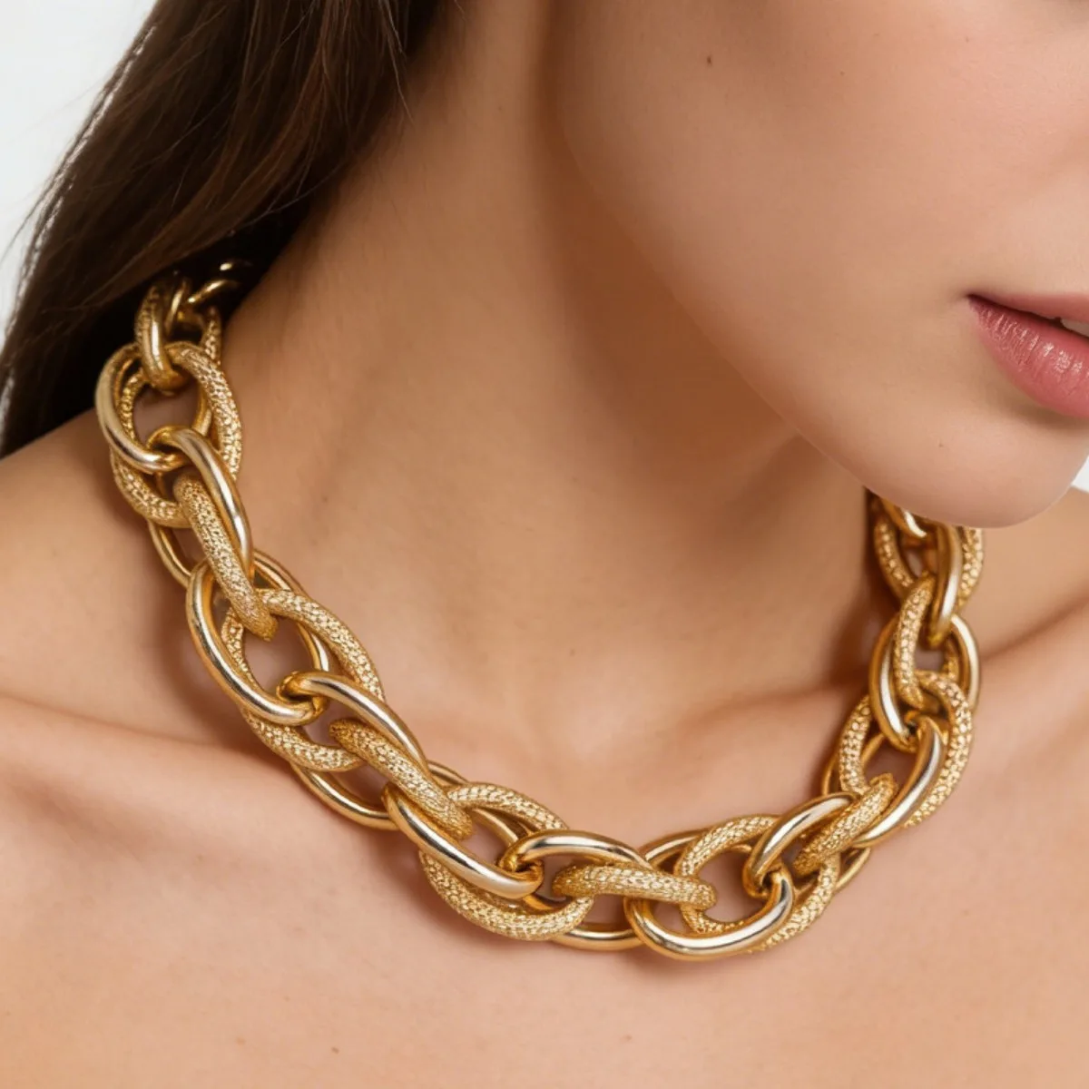 Gold Coral Branch Choker Necklace Turquoise Bead Decor Ocean Theme Bohemian Beach Women Statement Fashion Jewelry