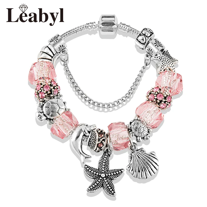 Classic Dolphin Charm Bracelets & Bangles for Women, Gift