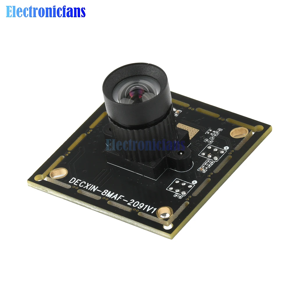 IMX179 Camera Module 8M Fixed Focus HD Industrial Camera without Driver with USB Adaptor 78 Degree 100 Degree