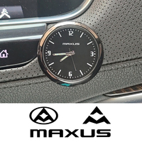 Car Quartz Clock Luminous Automobile Internal Stick-On Digital For Maxus V90 G50 G20 G10 EV80 D90 D60 T70 T90 V80 Accessories