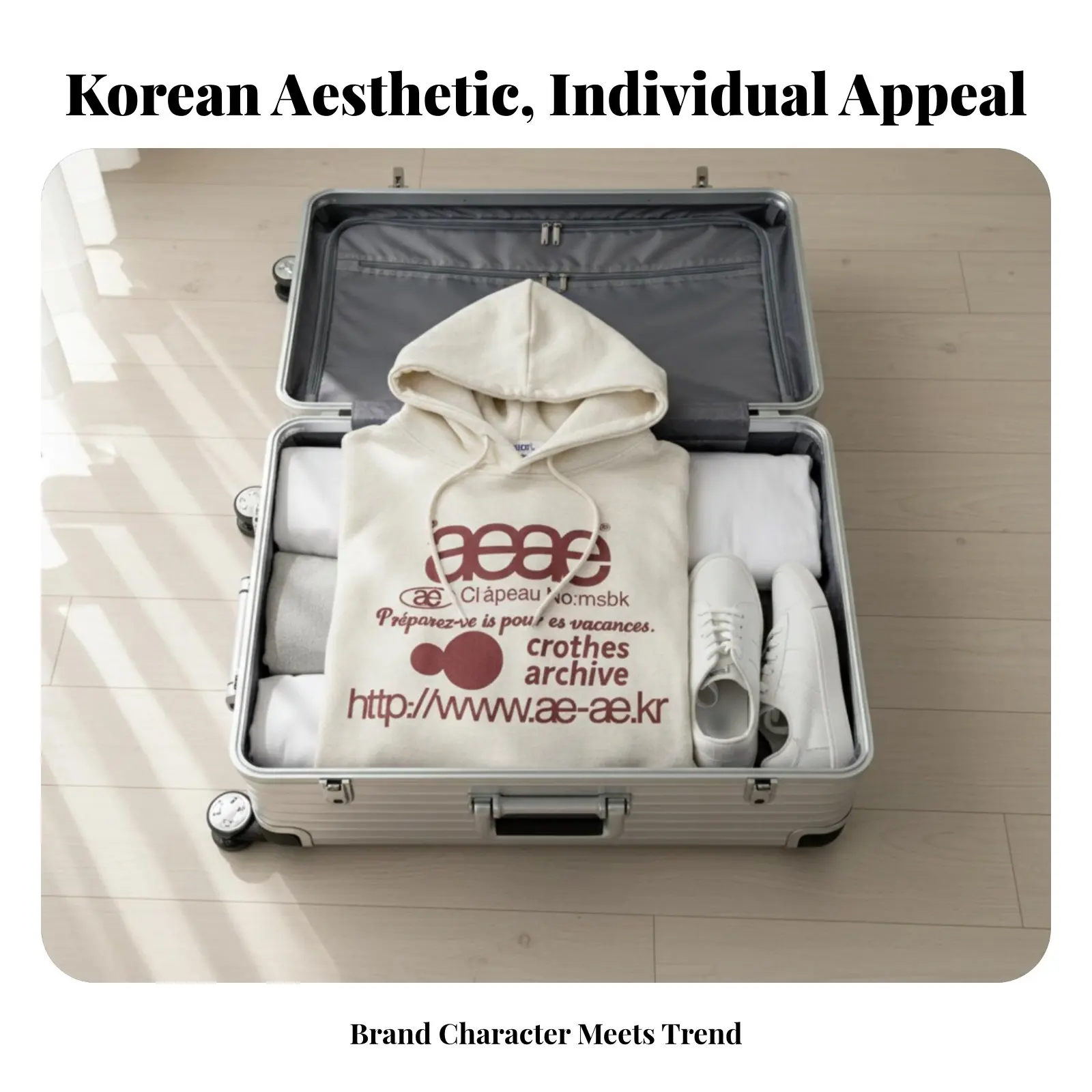 

Relaxed Hooded Sweatshirt, Letter Print, Korean Style, Couple Long Sleeve Pullover for Autumn