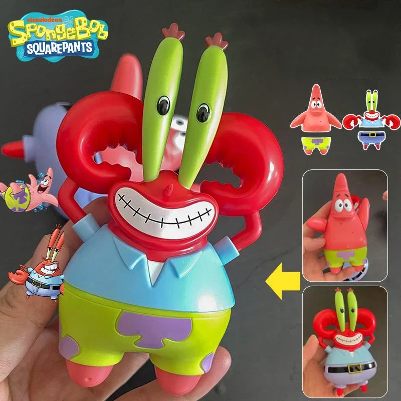 Genuine SpongeBob Patrick Star Collector's Edition Refrigerator Magnet 4 Styles Figure Collection Ornaments Kid's Birthday Gifts