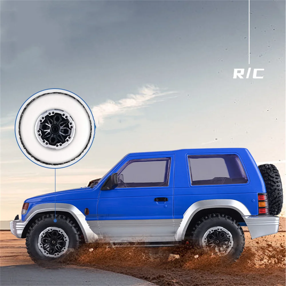 LDRC 1297 RTR Pajero 1/14 4WD mobil RC ไฟ LED รถออฟโรดของเล่นโมเดลรถปีนเขาแบบปีนเขา