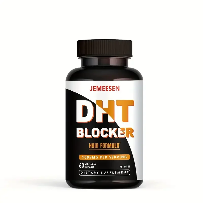 DHT Blocker Hair Growth Supplement - High Efficiency Biotin And Saw Palmetto For Hair Regrowth - Natural Hair Loss Treatment For