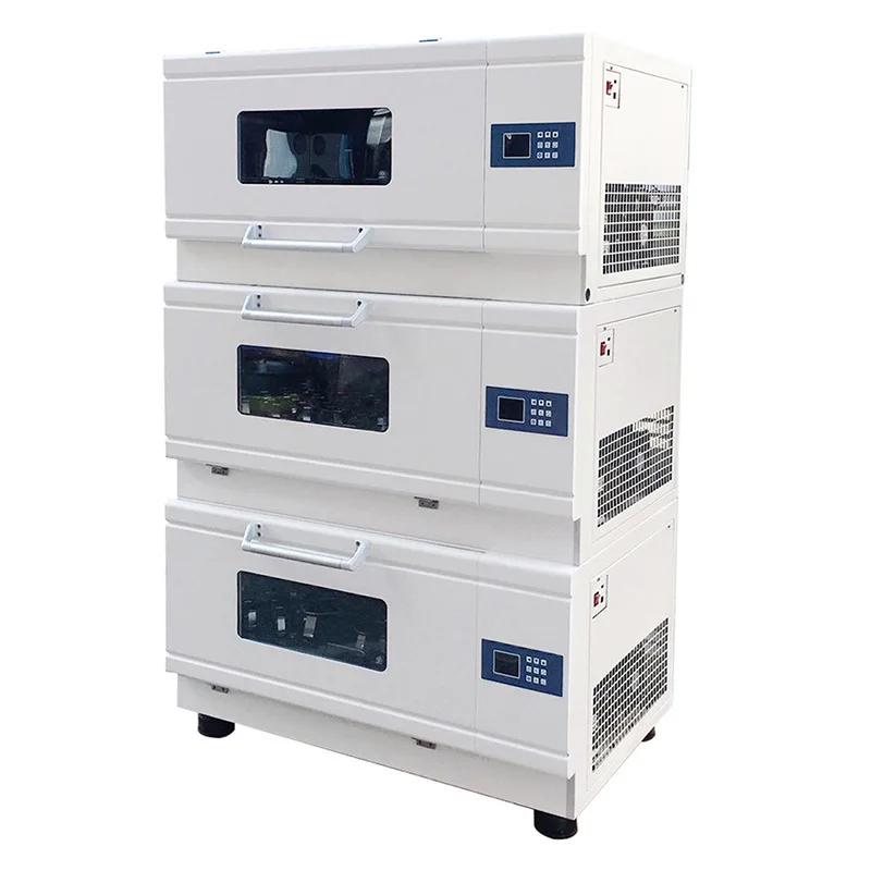 Oscillator, three-layer floor-to-ceiling oscillator, three-layer combined oscillator