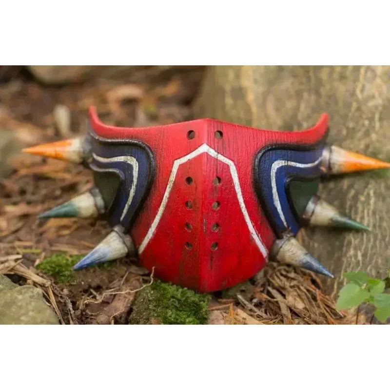 Game Zelda Breath of the Wild majora Cosplay Mask Halloween party adult latex half face mask