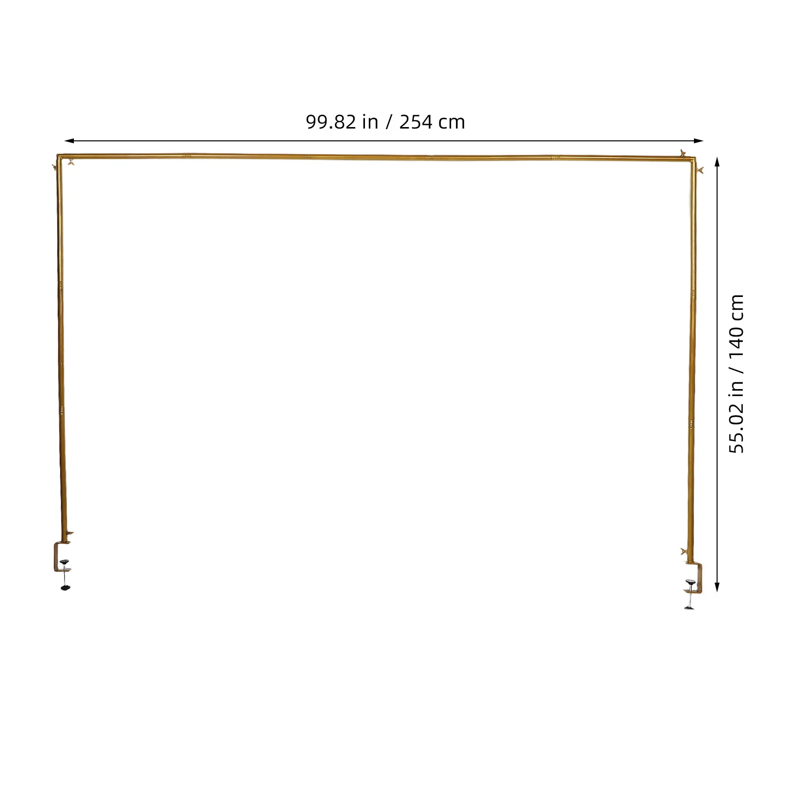 قابل للتعديل على الطاولة قضيب حامل المشابك منظم سطح المكتب إطار قوس معدني معلق مكتب تخزين الرف المشبك على منظم المكتب