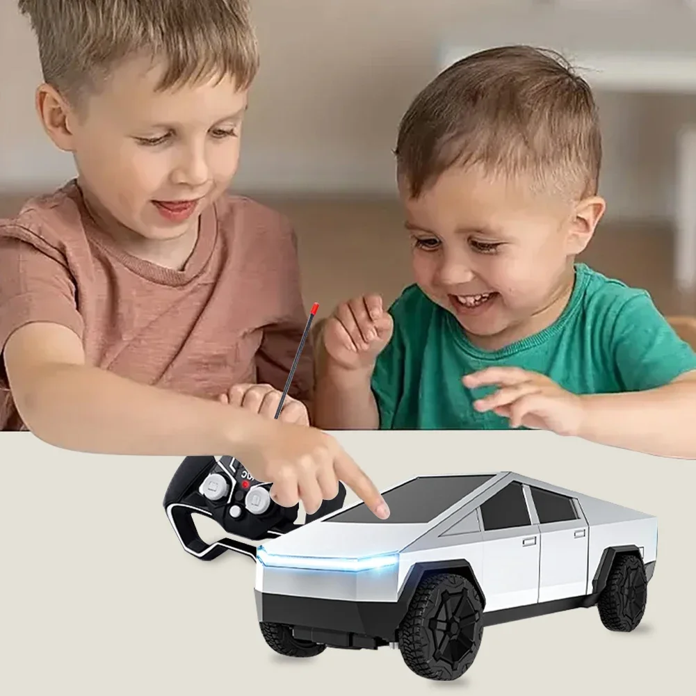Tesla Cybertruck RC Car ของเล่นรีโมทคอนโทรลแบบชาร์จไฟได้ ของขวัญสําหรับเด็ก 6+