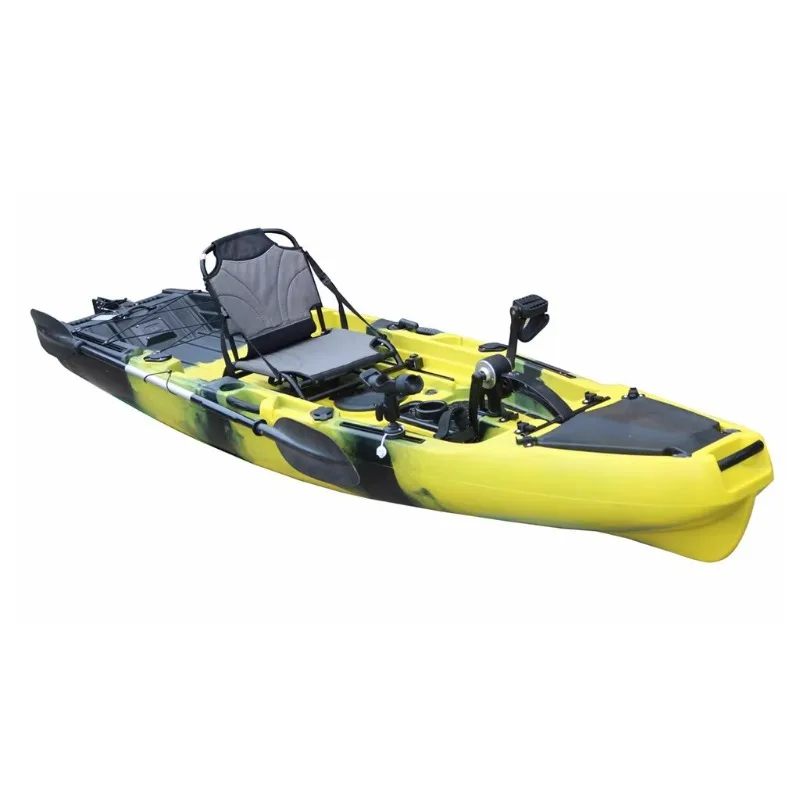 

New 3m Single-person Pedal-powered Kayak Fishing Boat, Available in Two Colors, Ideal for Fishing and Sightseeing on The Water
