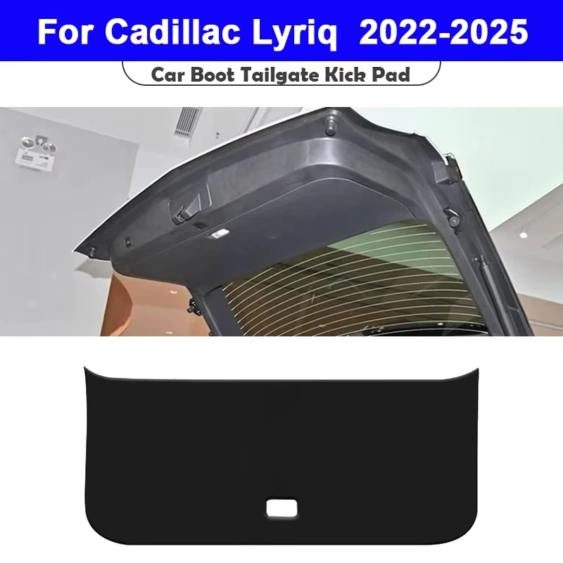 

Защитная накладка на дверь багажника для Cadillac Lyriq 2022-2025, кожаная, для задней двери багажника, защита от грязи, аксессуары для интерьера автомобиля
