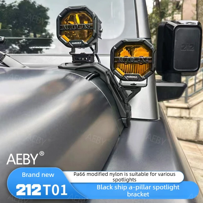 

AEBY For BAIC 212 T01 LED light bar mounting bracket cover A-pillar,Spot light bracket modification,Spotlight extension bracket