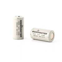 for RadioMaster-Zorro Transmitter  3.7V 900mah 18350 Li-ion Battery 2pcs