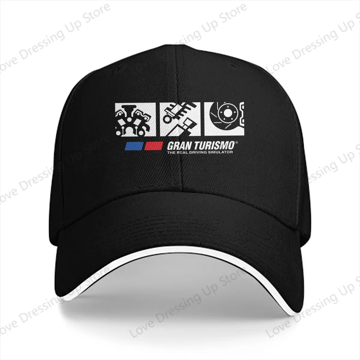 New Gran Turismo Racing Game Men Women Baseball Caps Tune Up Shop Colored Truck Driver Hat Running Hats