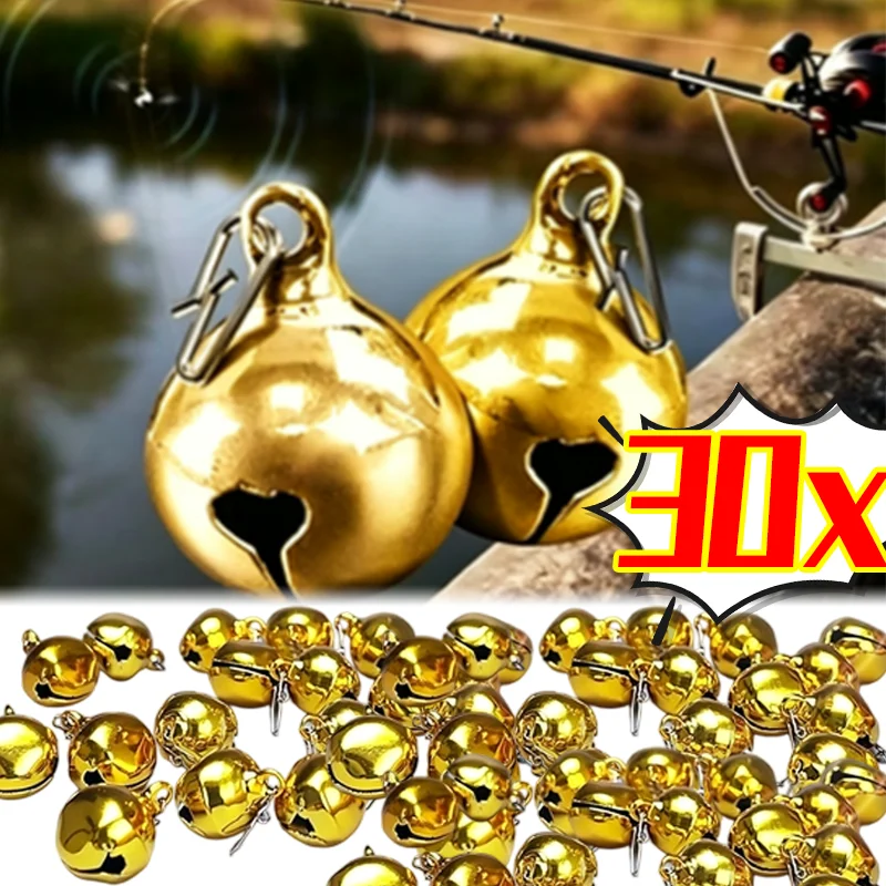 

Alloy Fishing Rod Bell Alarm Quick Release Tip Ring High Sensitivity Fish Bite Sound Alert Professional Fishing Tackle Equipment
