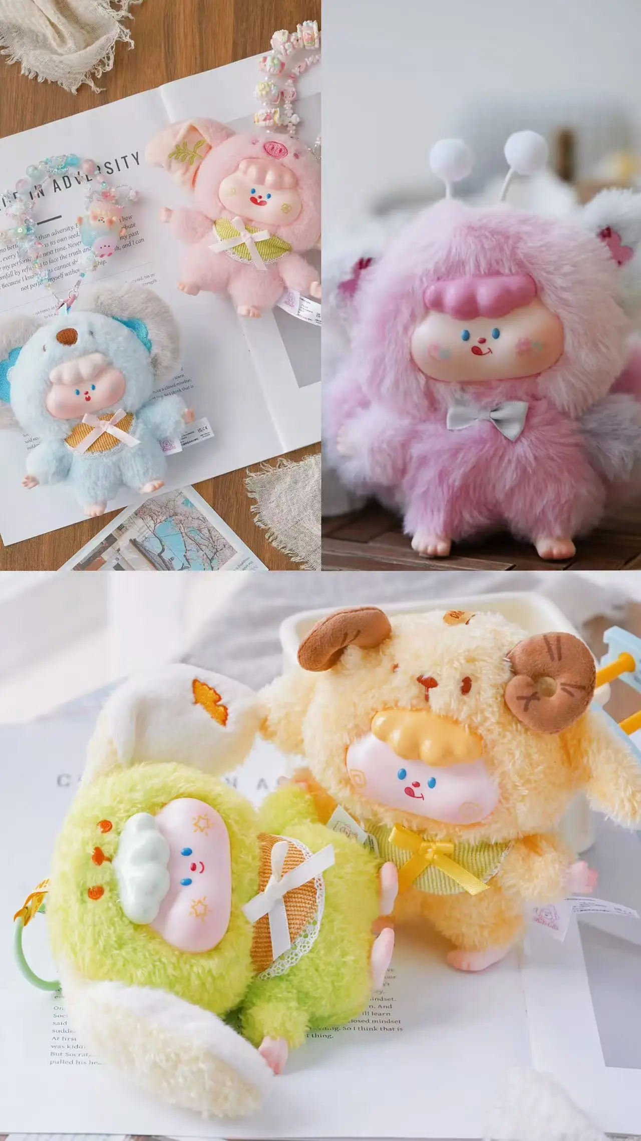 

Dimiemie, четырехсезонная серия Song, виниловая слепая коробка, игрушка, модный орнамент, фигурка, милый декор для рабочего стола, идеальный подарок на день рождения для детей