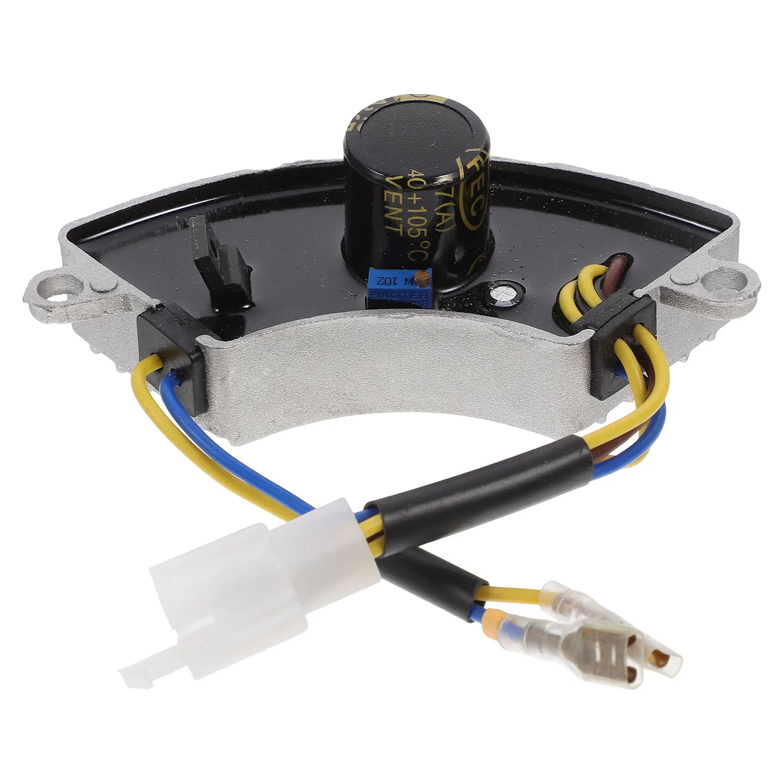 

2Kw Aluminum Shell Half Moon Avr Automatic Voltage Regulator Rectifier for Generator Stable Power Protection Generator