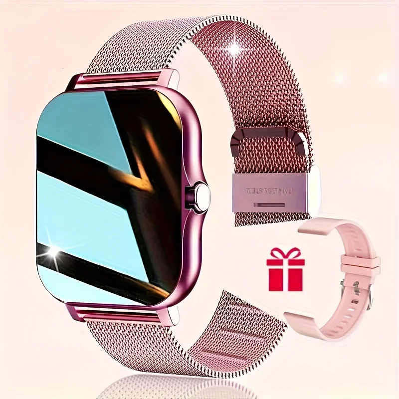 VETXI Smartwatch for iPhone/Android, Full-Touch HD Screen