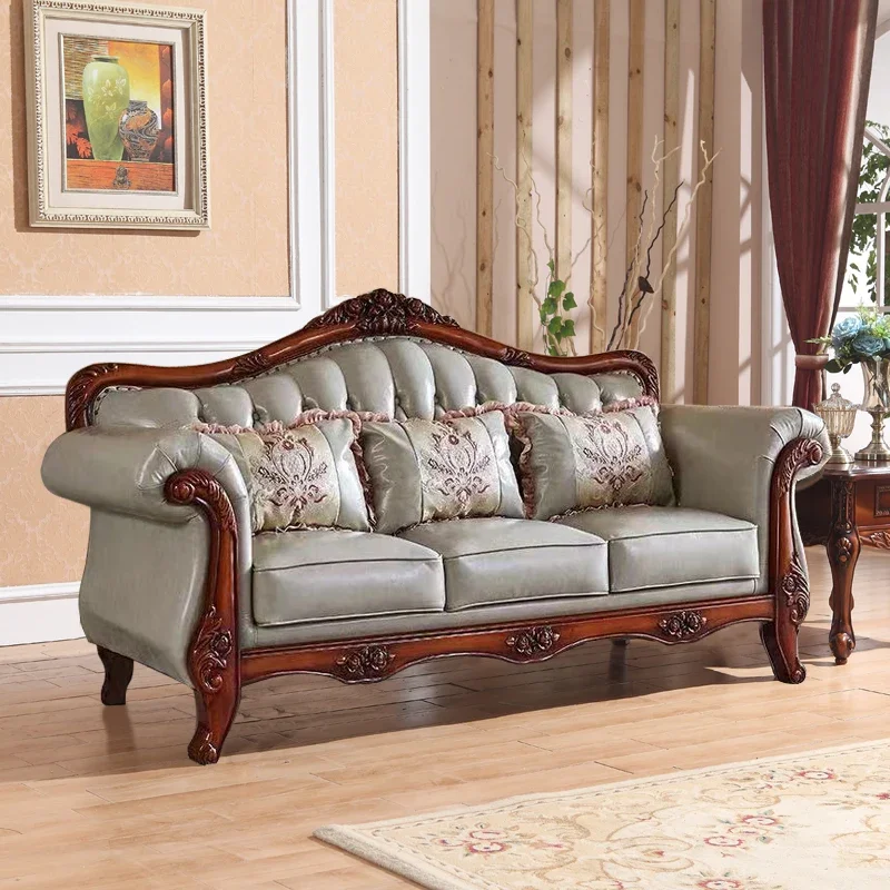 أريكة جلدية عالية الظهر كبيرة تمتد الاسترخاء الطابق الإنسان الحديثة أريكة الحب مقعد مصمم Muebles Para Salas Modernos الأثاث