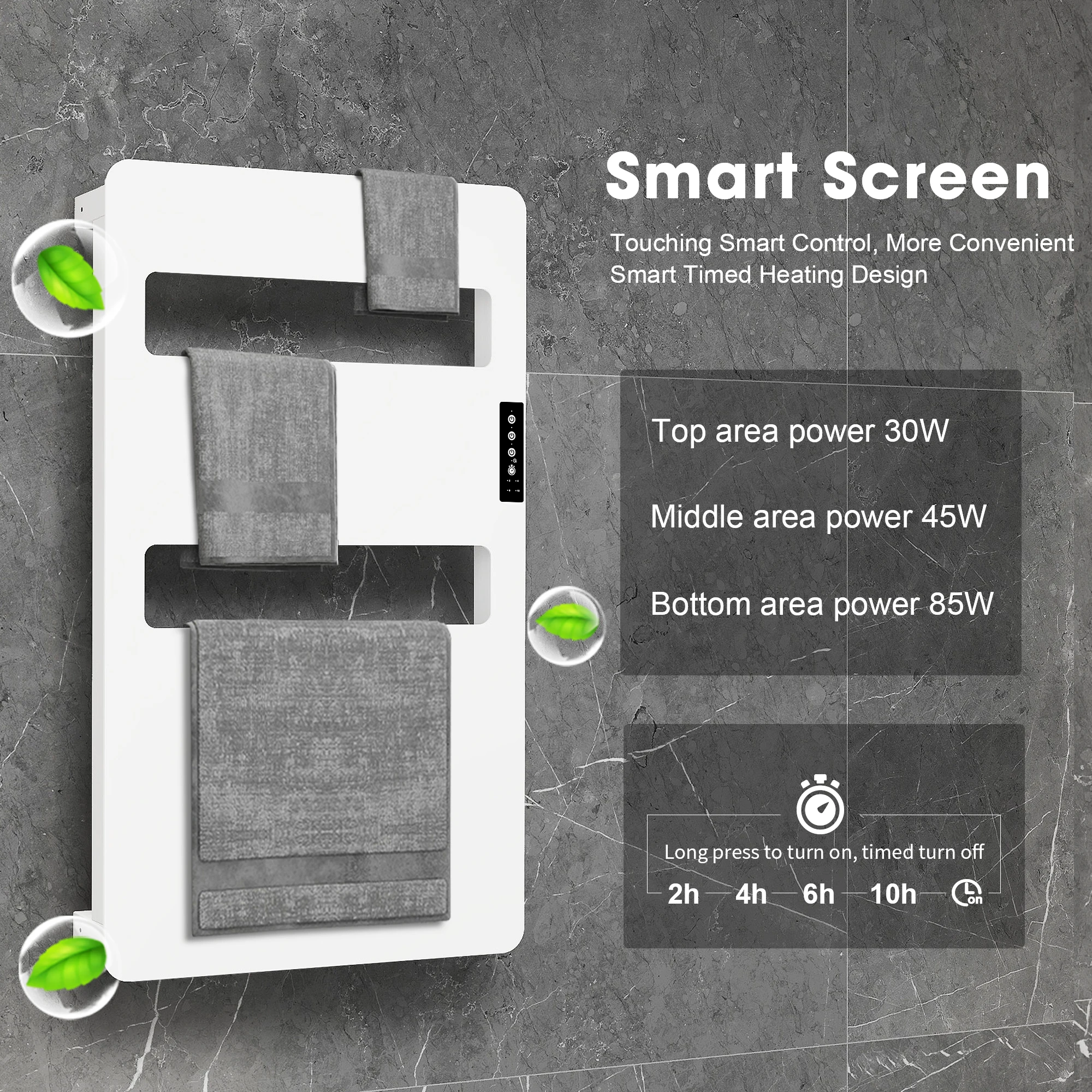 

Высококачественная настенная вертикальная вешалка для полотенец с подогревом