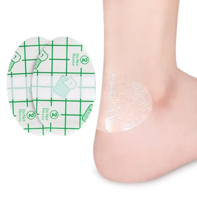 4 Stuks Pleister Zelfklevende Hydrocolloïde Gel Blaar Gips Anti-Slijtende Hak Sticker Pedicure Patch Voetverzorging Tools