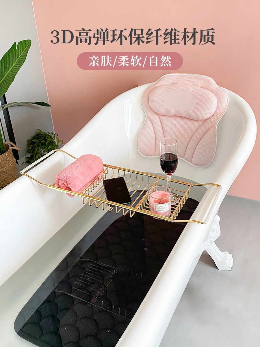 Bobo Anti-Silp Mat of Bathtub Exported to Europe and America Double Non-Slip Soft Comfortable Bath Bath Mat