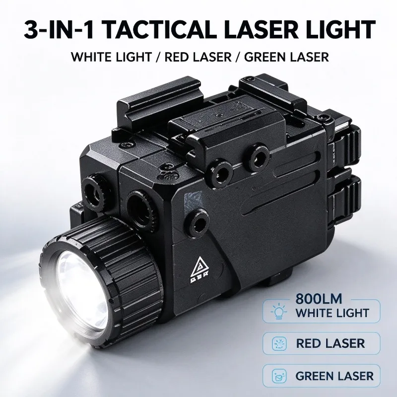 Alloy Model Bracket Flashlight, Adjustable Metal Infrared & Green Locator, Hobby Model Decor Light Accessory